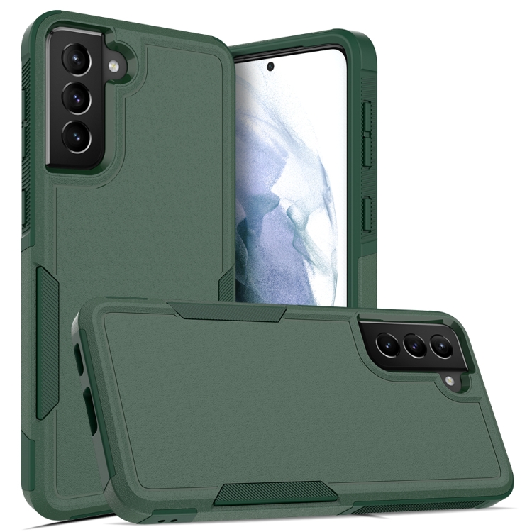 

For Samsung Galaxy S21+ 5G 2 in 1 PC + TPU Phone Case(Dark Green)