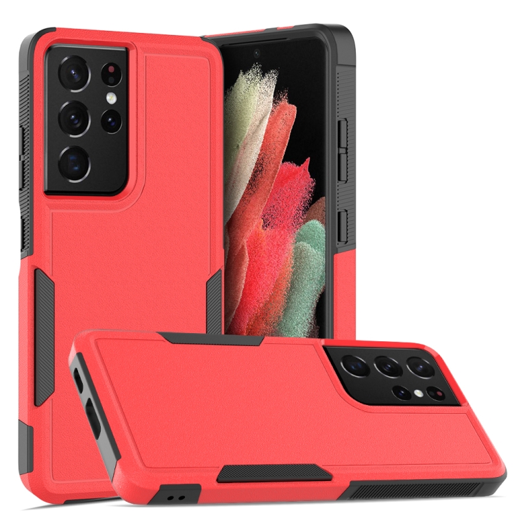 

Samsung Galaxy S21 Ultra 5G 2 in 1 PC + TPU Phone Case(Red)