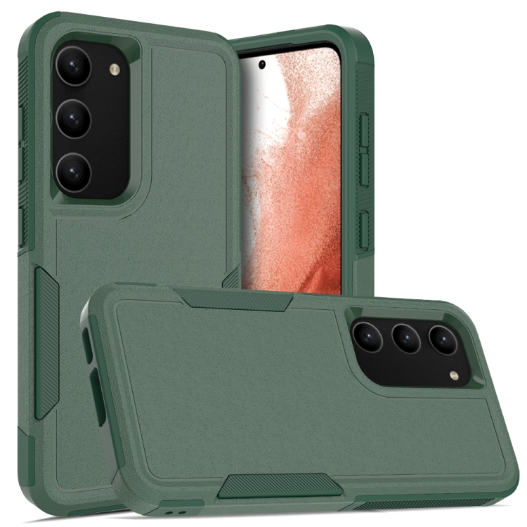 

For Samsung Galaxy S23+ 5G 2 in 1 PC + TPU Phone Case(Dark Green)