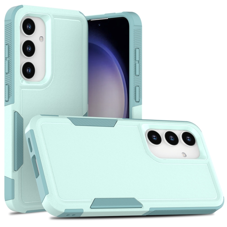 

For Samsung Galaxy S24 5G 2 in 1 PC + TPU Phone Case(Light Green)