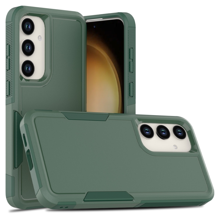 

For Samsung Galaxy S24+ 5G 2 in 1 PC + TPU Phone Case(Dark Green)