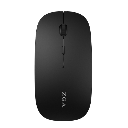 ZGA Chinchilla Dual Mode Wireless 2.4G + Bluetooth 5.0 Mouse(Black)