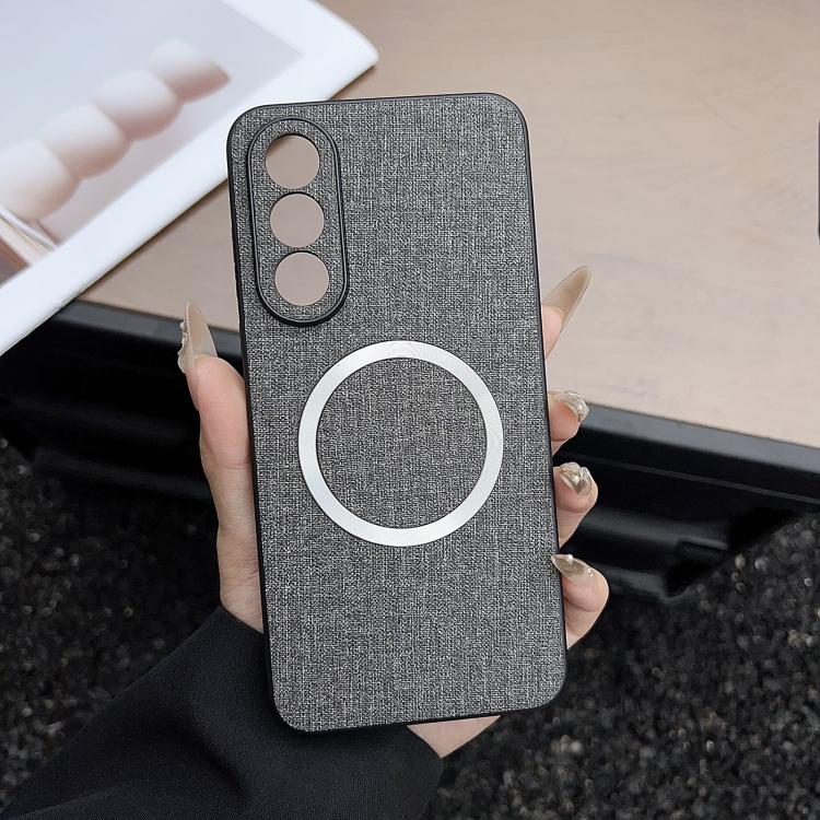 

For OnePlus Ace 5 Ultra / Nord 5 CD Magsafe Magnetic Cloth Texture Phone Case(Grey)