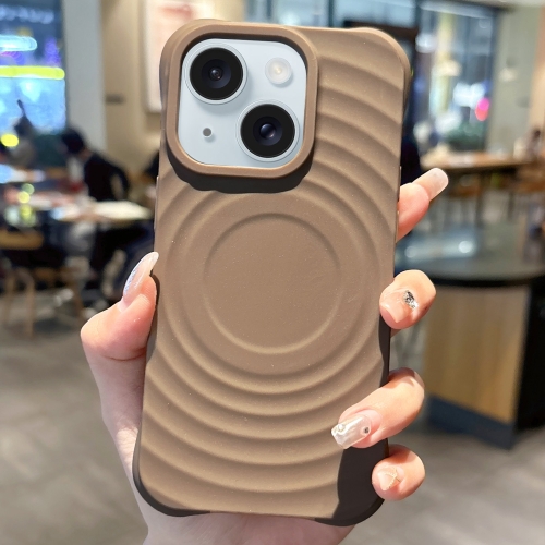 For iPhone 15 Ring Texture TPU Phone Case(Khaki) customized simple desk reception modern luxury imitation marble company desk reception comptoir magasin commercial furniture