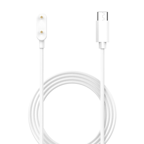 

For Samsung Galaxy Fit 3 Smart Watch Charging Cable, Length: 1m, Port:USB-C / Type-C(White)