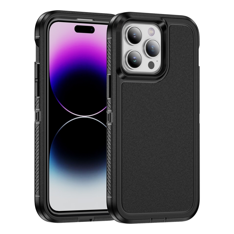 

For iPhone 14 Pro Guard Life Waterproof Frosted Phone Case(Black)