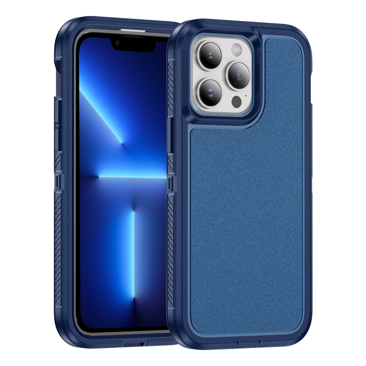 

For iPhone 13 Pro Guard Life Waterproof Frosted Phone Case(Royal Blue)