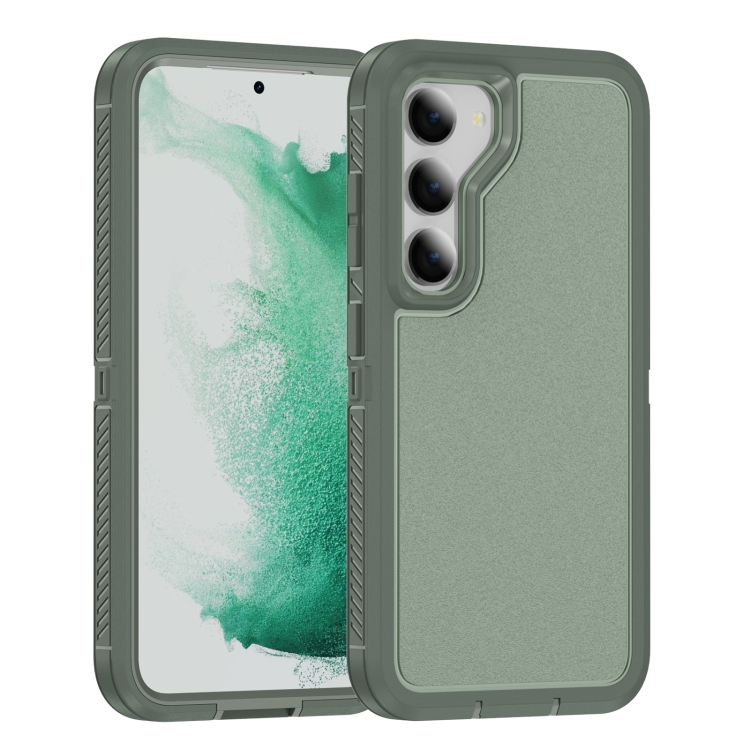 

For Samsung Galaxy S23+ 5G Guard Life Waterproof Frosted Phone Case(Green)