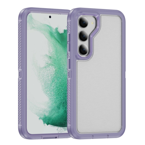 

For Samsung Galaxy S23+ 5G Guard Life Waterproof Frosted Phone Case(Light Purple)