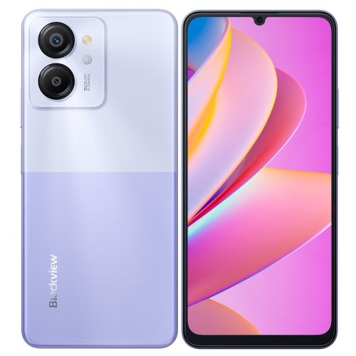 

[HK Warehouse] Blackview COLOR 8, 8GB+256GB, Fingerprint & Face Identification, 6.75 inch Android 13 Unisoc T616 Octa Core up to 2.2GHz, Network: 4G, OTG(Wisteria Purple)
