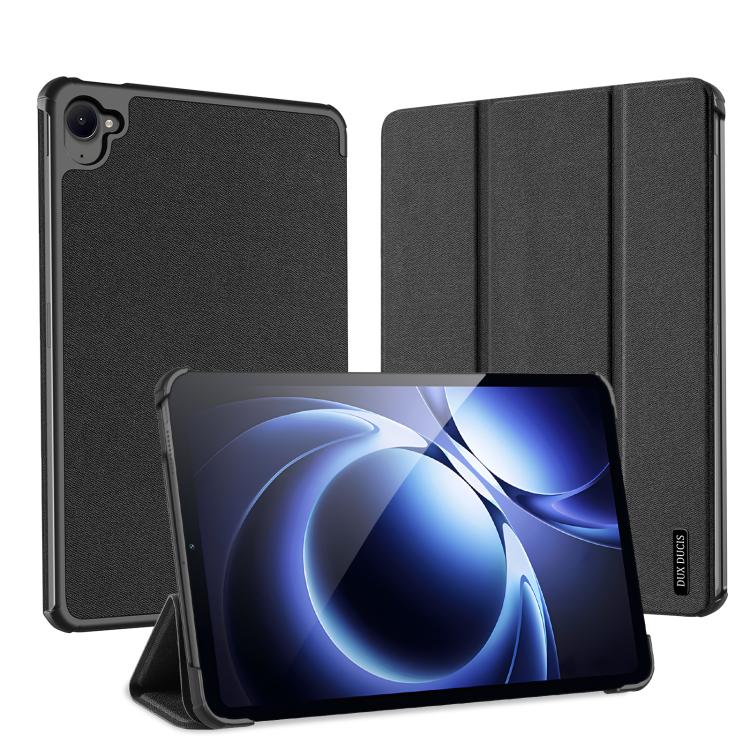 

For Xiaomi Redmi K Pad DUX DUCIS Domo Series Cloth Texture Magnetic Leather Tablet Case(Black)