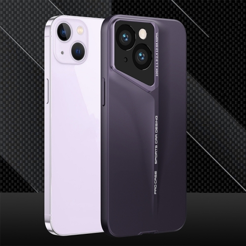 

For iPhone 14 GKK Blade Ultra-thin Full Coverage Phone Case(Purple)