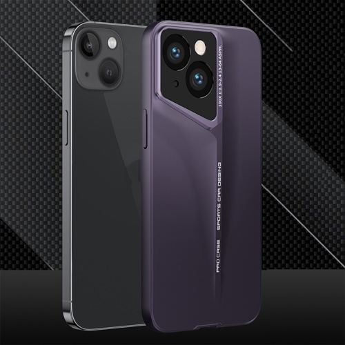 

For iPhone 15 GKK Blade Ultra-thin Full Coverage Phone Case(Purple)