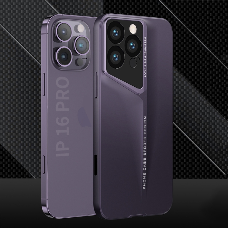 

For iPhone 16 Pro GKK Blade Ultra-thin Full Coverage Phone Case(Purple)