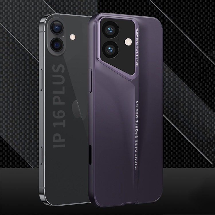 

For iPhone 16 GKK Blade Ultra-thin Full Coverage Phone Case(Purple)