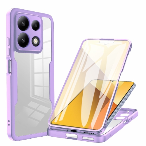 

For Xiaomi Redmi Note 13 5G Acrylic + TPU 360 Degrees Full Coverage Phone Case(Purple)