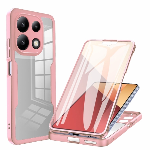 

For Xiaomi Redmi Note 13 Pro 4G Acrylic + TPU 360 Degrees Full Coverage Phone Case(Pink)