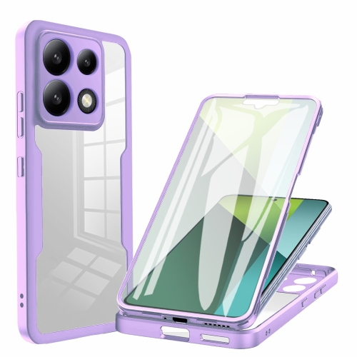 

For Xiaomi Redmi Note 13 Pro 5G Acrylic + TPU 360 Degrees Full Coverage Phone Case(Purple)