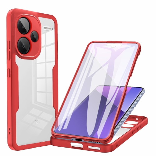 

For Xiaomi Redmi Note 13 Pro+ 5G Acrylic + TPU 360 Degrees Full Coverage Phone Case(Red)