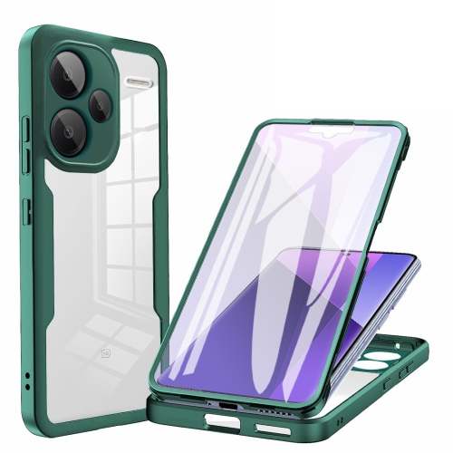 

For Xiaomi Redmi Note 13 Pro+ 5G Acrylic + TPU 360 Degrees Full Coverage Phone Case(Green)