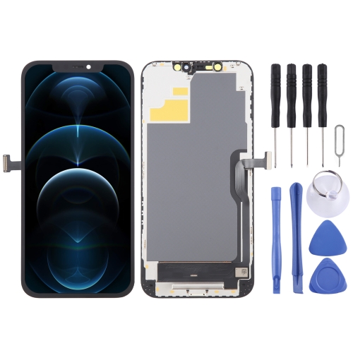 

For iPhone 12 Pro Max Hard DD OLED LCD Screen with Digitizer Full Assembly, Remove IC Need Professional Repair