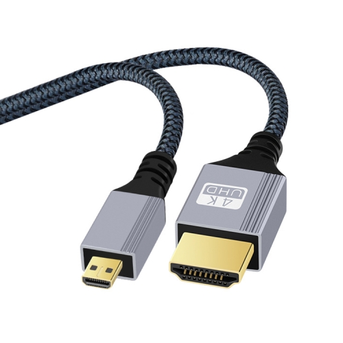 

HDTV to Micro HDTV 4K 120Hz Computer Digital Camera HD Video Adapter Cable, Length:0.3m