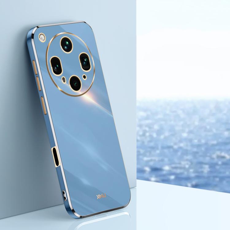 

For OPPO Find X8 Ultra XINLI Straight Edge 6D Electroplate TPU Phone Case(Celestial Blue)