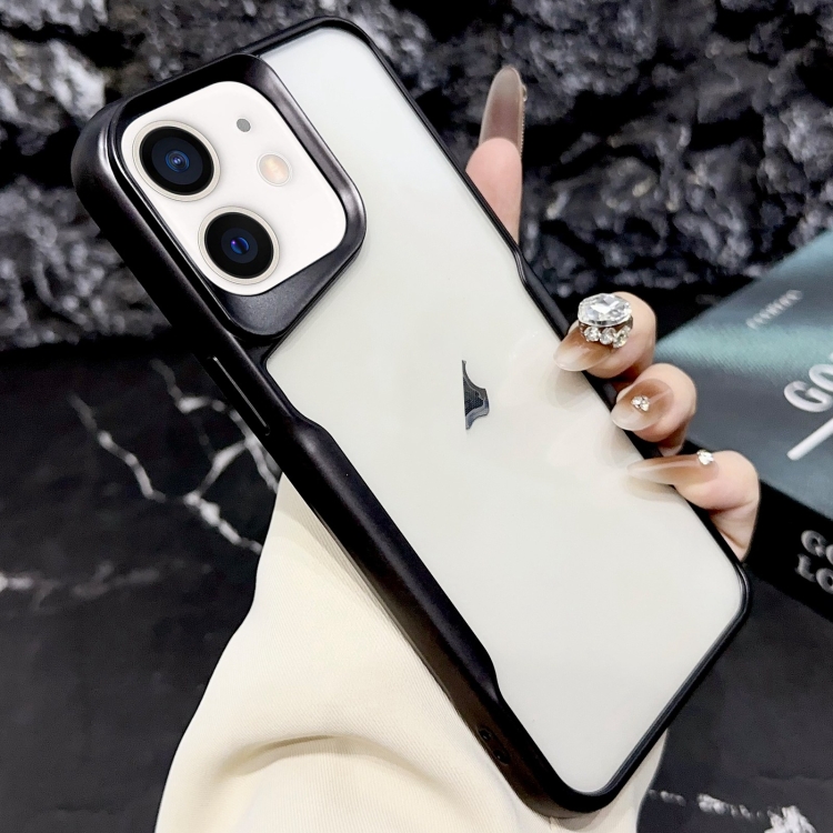 

For iPhone 12 Pro Blade Electroplating Frosted TPU Phone Case(Black)