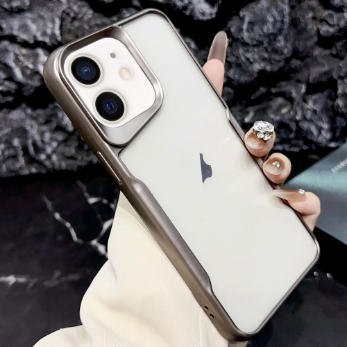 

For iPhone 12 Pro Blade Electroplating Frosted TPU Phone Case(Gold)