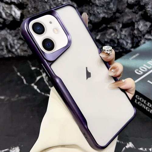 

For iPhone 11 Blade Electroplating Frosted TPU Phone Case(Purple)