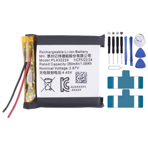 

For Amazfit EVE PL432224 280mAh Battery Replacement