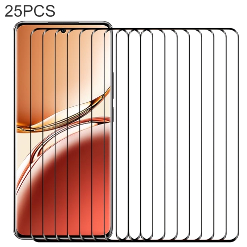 

For OPPO F27 Pro 25pcs 3D Curved Edge Full Screen Tempered Glass Film