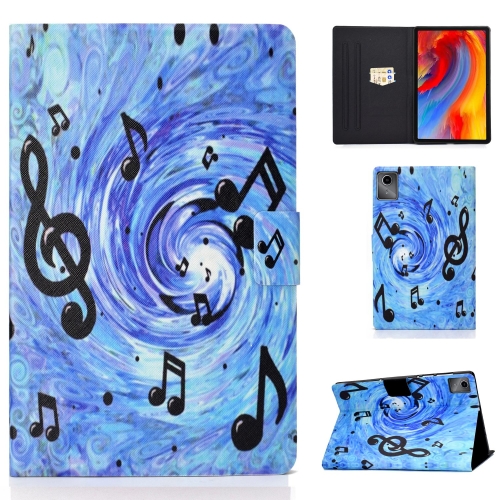 

For Lenovo Tab M11 / Xiaoxin Pad 11 2024 Electric Pressed Colored Drawing Smart Leather Tablet Case(Sheet Music)