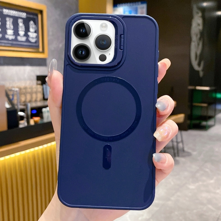 

For iPhone 15 Pro Magsafe All-inclusive TPU Phone Case(Dark Blue)