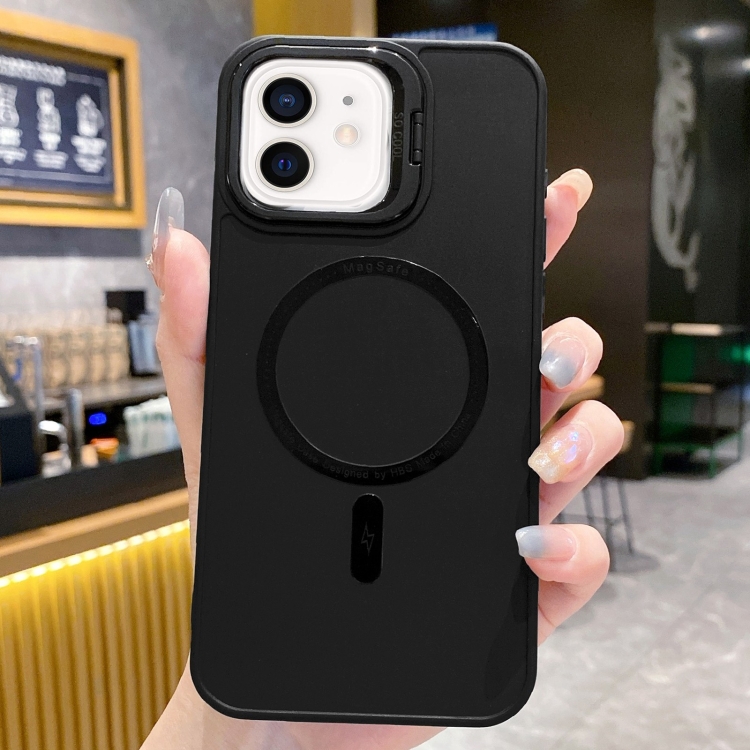 

For iPhone 12 Magsafe All-inclusive TPU Phone Case(Black)