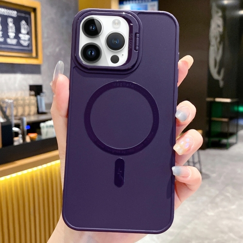 

For iPhone 12 Pro Magsafe All-inclusive TPU Phone Case(Dark Purple)