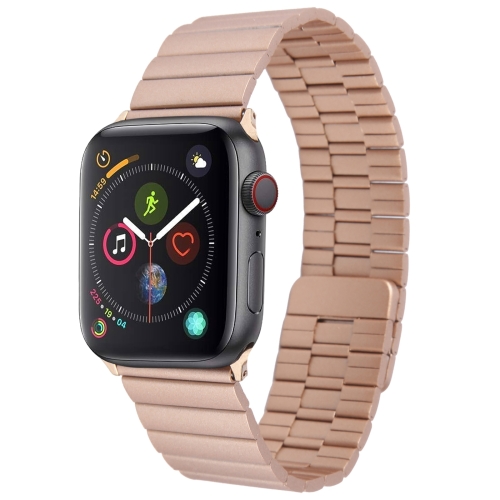 Apple Watch Series 4 44mm 竹ステンレススチール磁気時計バンド (ローズゴールド) 用