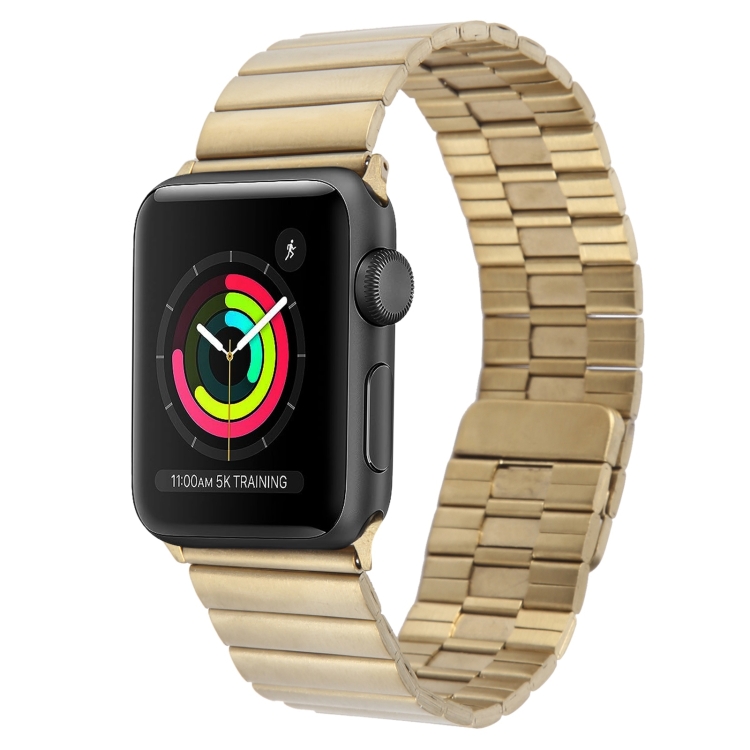 Stainless Steel Iwatch Gold Band POSH TECH Gold Stainless Steel Mesh  Infinity Apple Watch Band 38