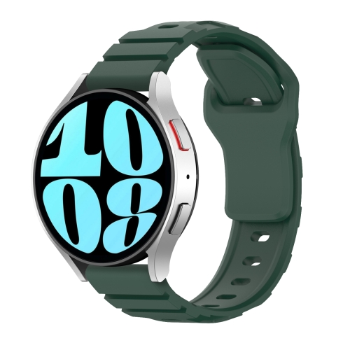 

22mm Armor Silicone Watch Band(Dark Green)