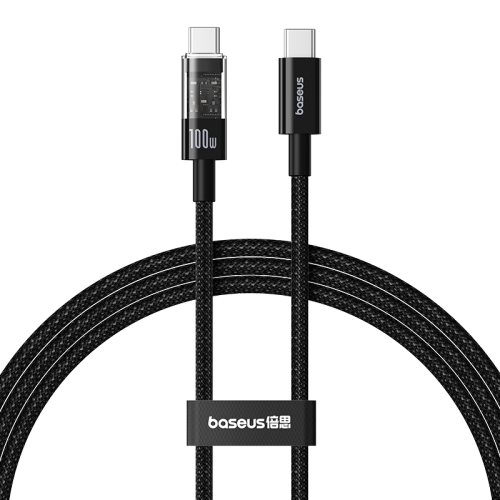 

Baseus CB000092 CD Series PD100W USB-C / Type-C to USB-C / Type-C Fast Charging Data Cable, Length:1m(Black)