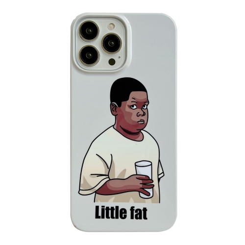 

For iPhone 15 Pro Max Cartoon Film Craft Hard PC Phone Case(Little Fat)