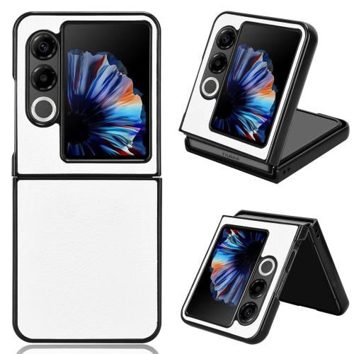 

For ZTE nubia Flip2 / Libero Flip2 Crocodile Texture Back Cover Phone Case(White)