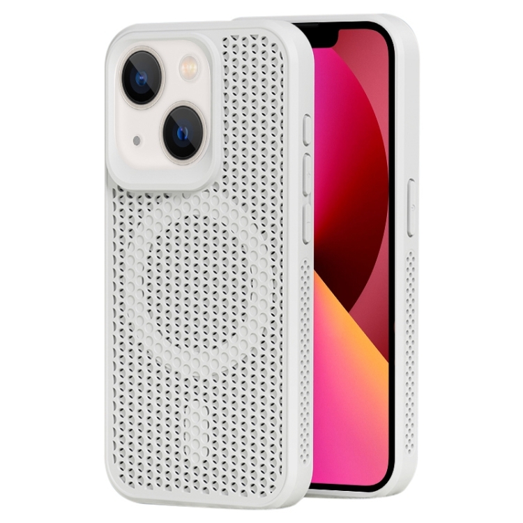 

For iPhone 13 MagSafe Magnetic Heat Dissipation Phone Case(White)