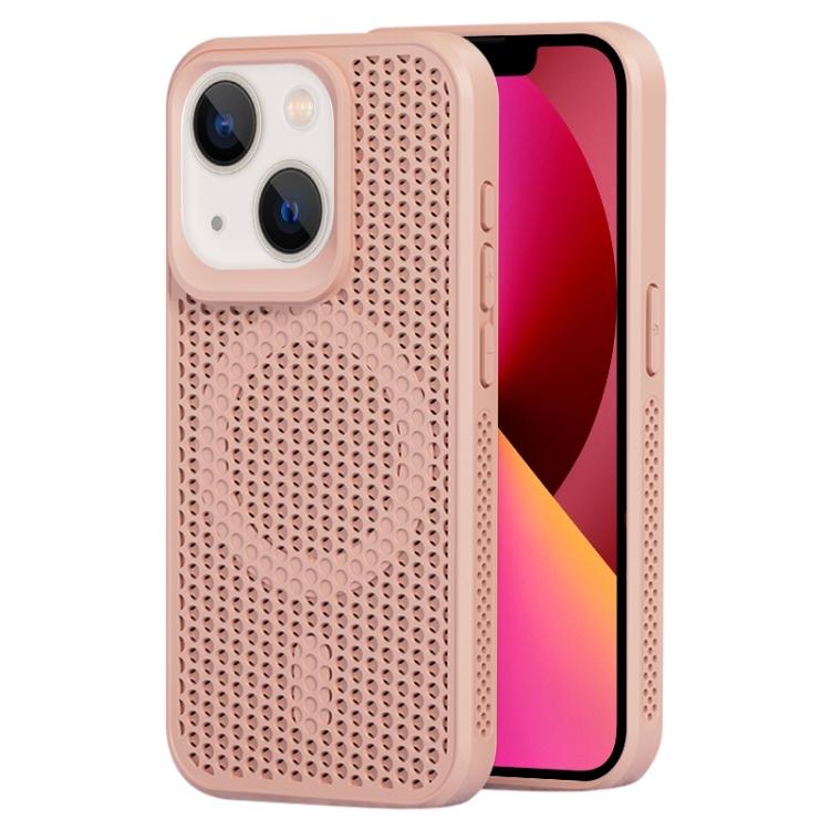 

For iPhone 13 MagSafe Magnetic Heat Dissipation Phone Case(Pink)