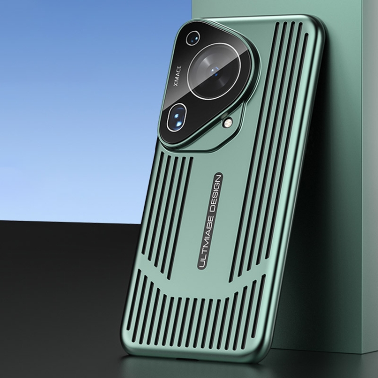 

For Huawei P70 Art Ice Sense Heat Dissipation Electroplating Frosted Phone Case(Light Green)