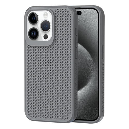 

For iPhone 15 Pro Heat Dissipation Phone Case(Grey)