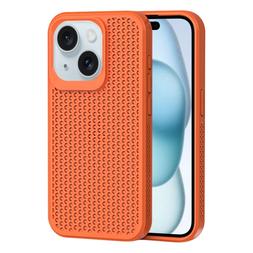 

For iPhone 15 Plus Heat Dissipation Phone Case(Orange)