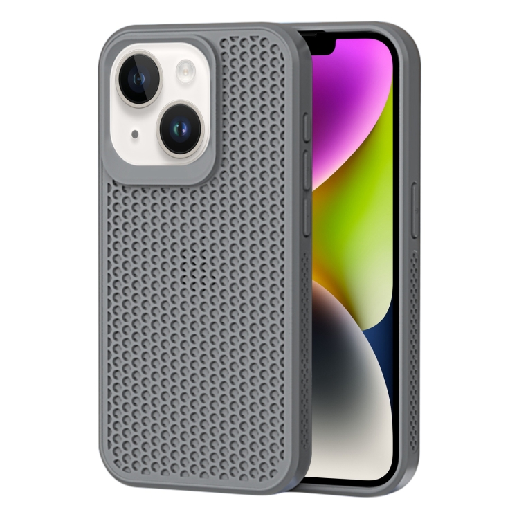 

For iPhone 14 Plus Heat Dissipation Phone Case(Grey)