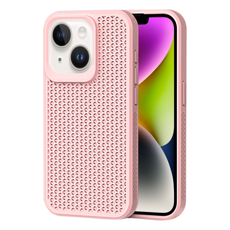 

For iPhone 14 Heat Dissipation Phone Case(Pink)