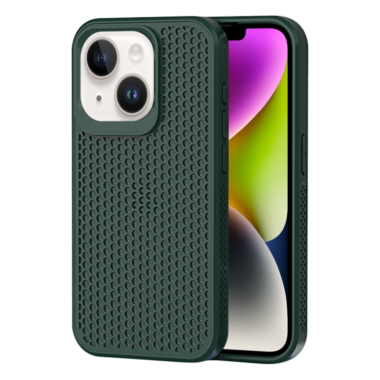 

For iPhone 14 Heat Dissipation Phone Case(Dark Green)